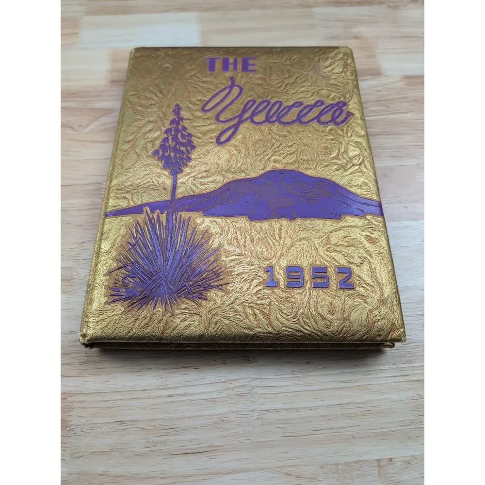 1952 Class Yearbook The Yucca Tucumcari New‎ Mexico High School