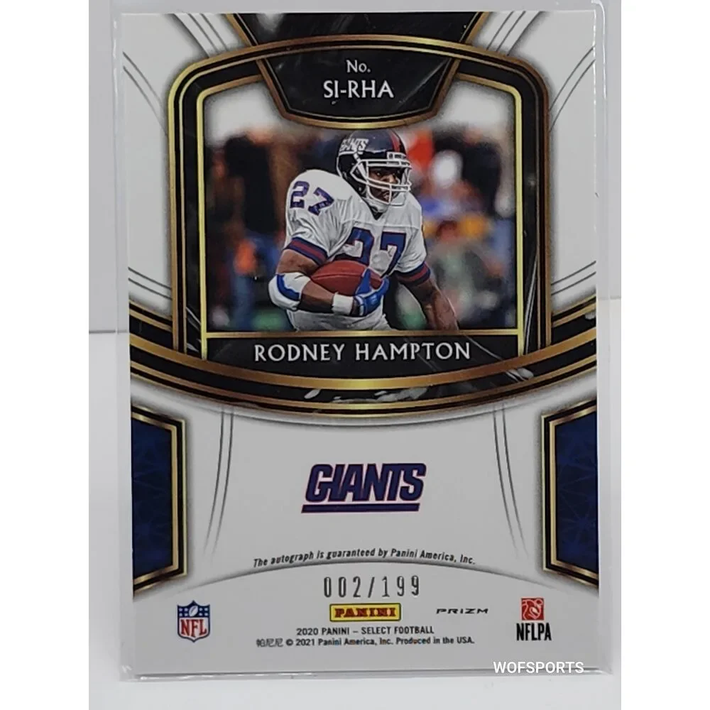 Panini Select rare thrill rha