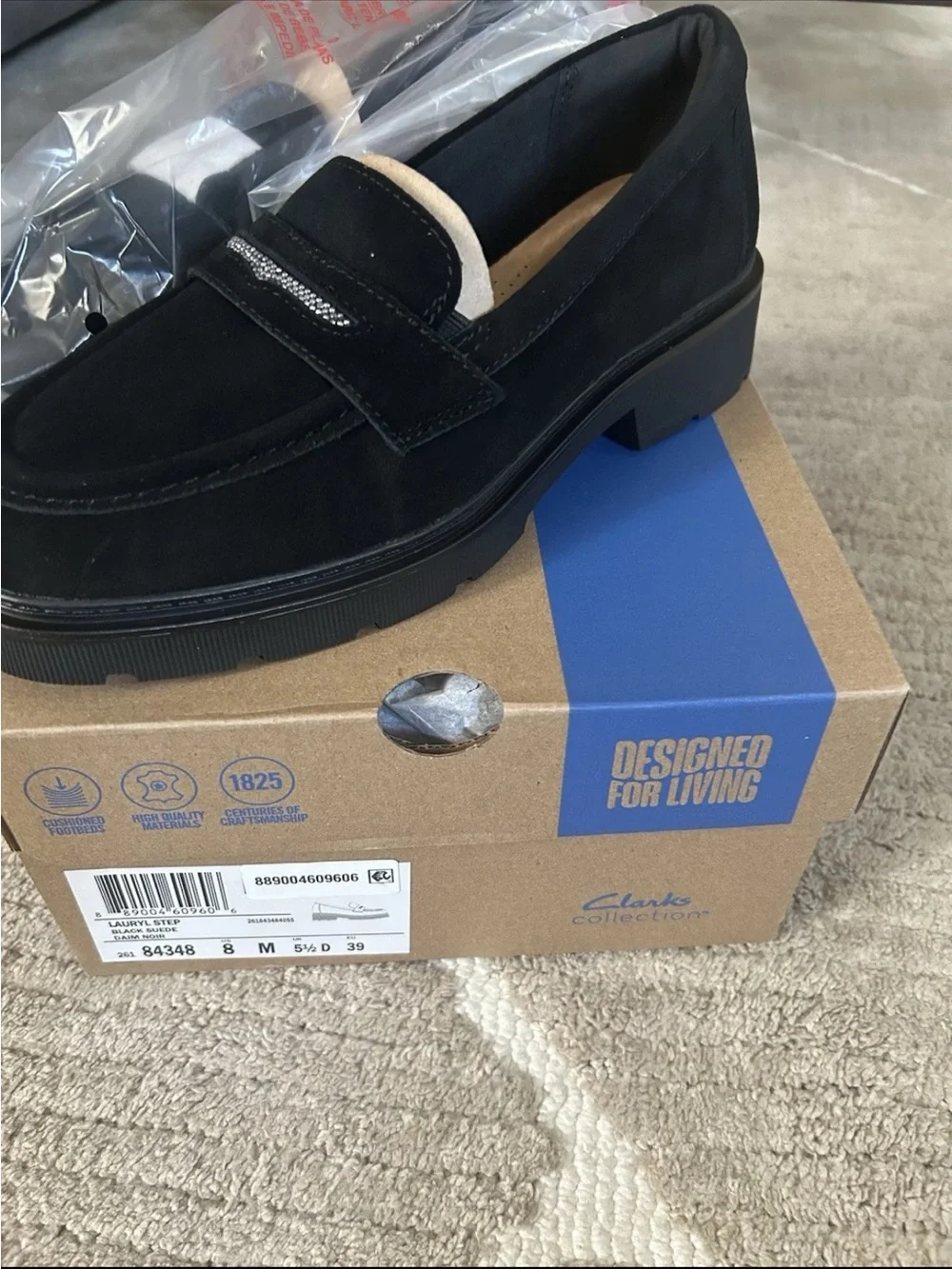 Clarks elegant black