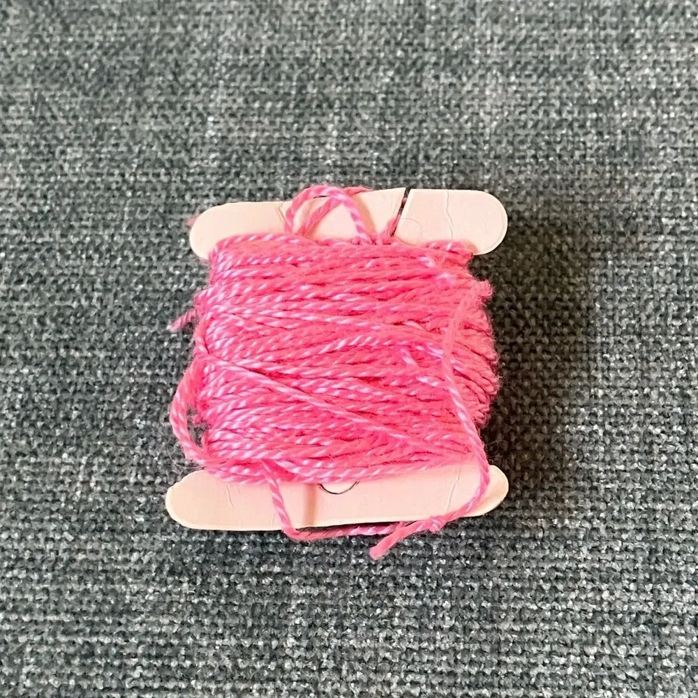 Pink Needlepoint Thread Yarn