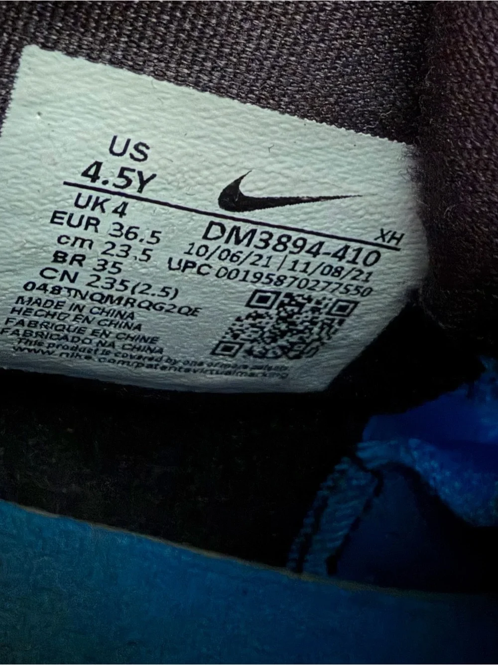 Nike vibrant kids