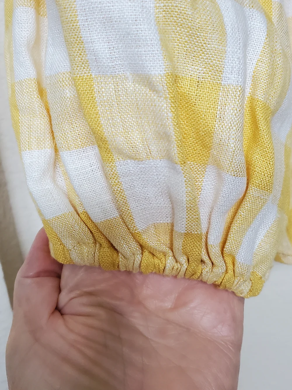 Reformation gingham lace