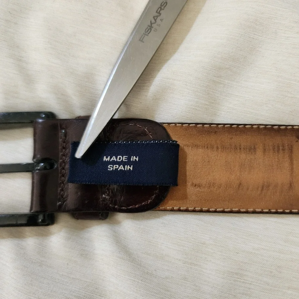 Mezlan leather belt