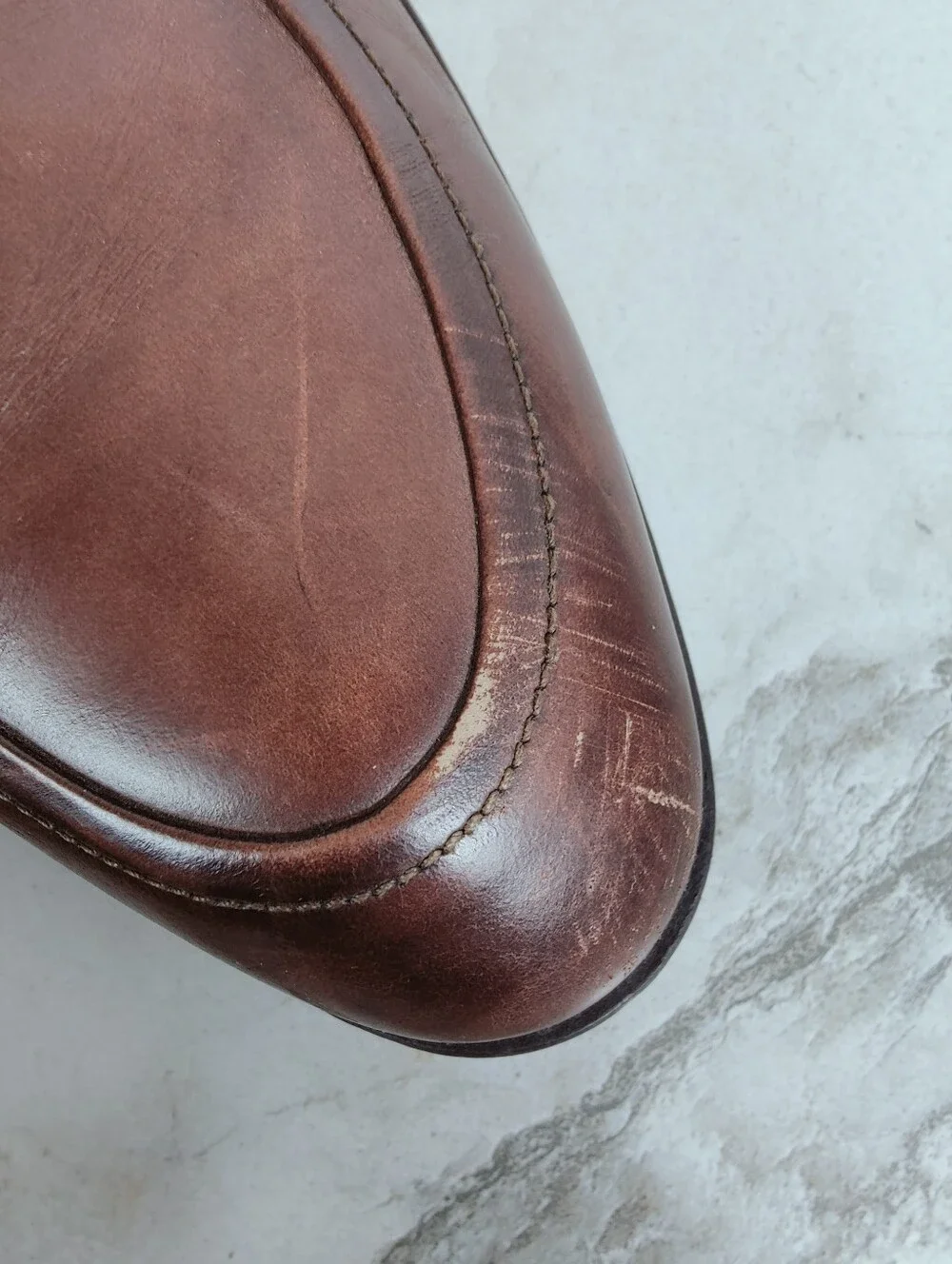 To Boot New York Men's Devries Brown Leather Penny Loafers, Sz 9.5