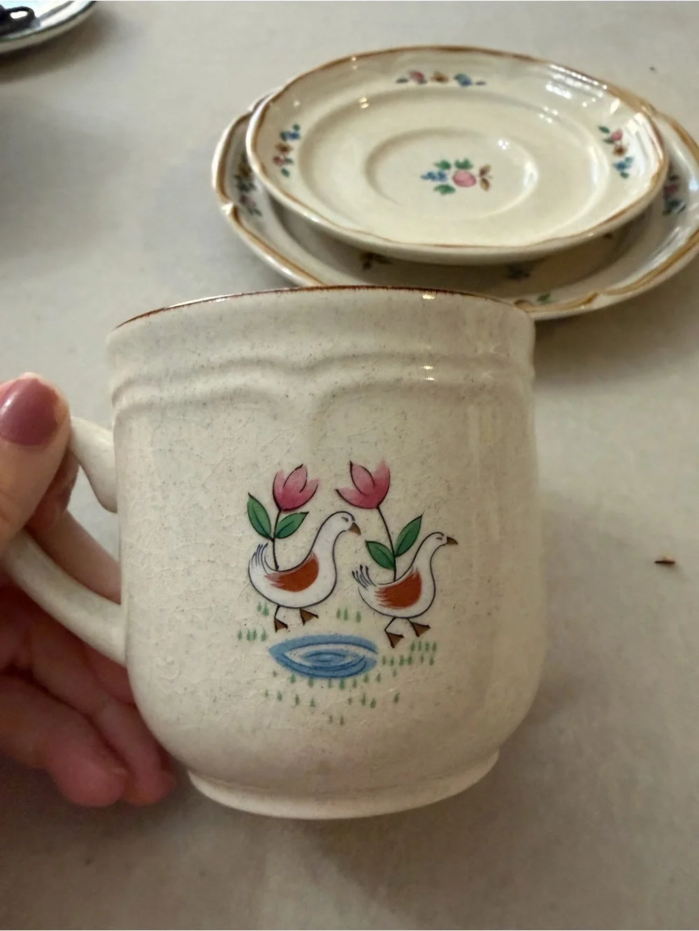 International Heartland cream ceramic