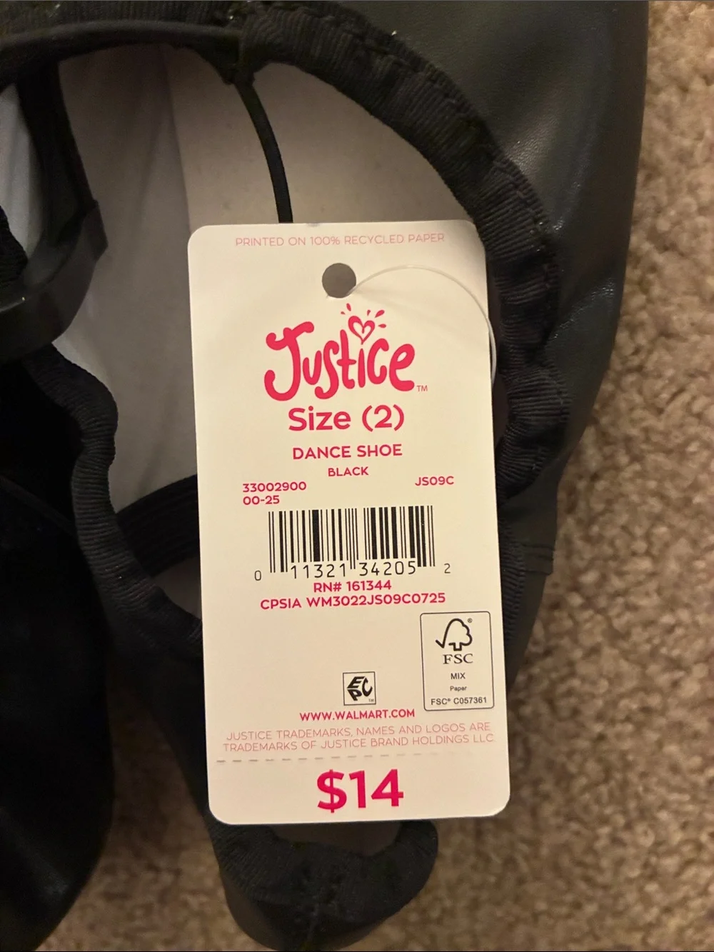 Justice new tags
