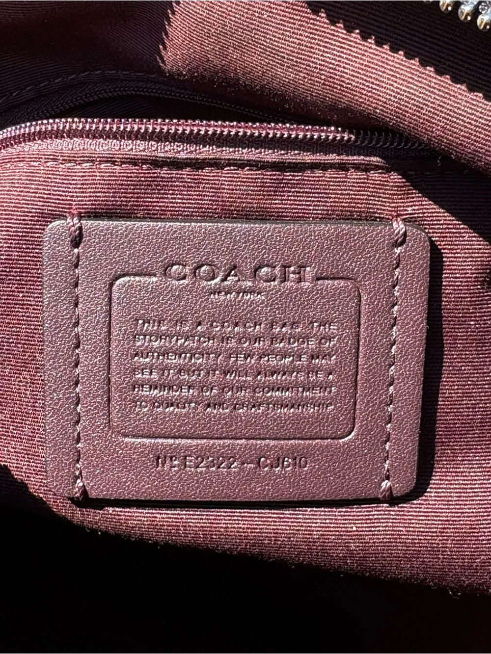 Coach rowan satchel