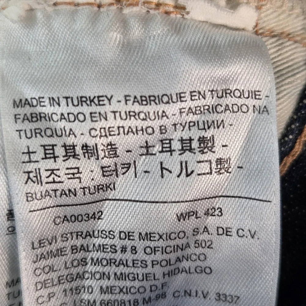 Levis important sizing