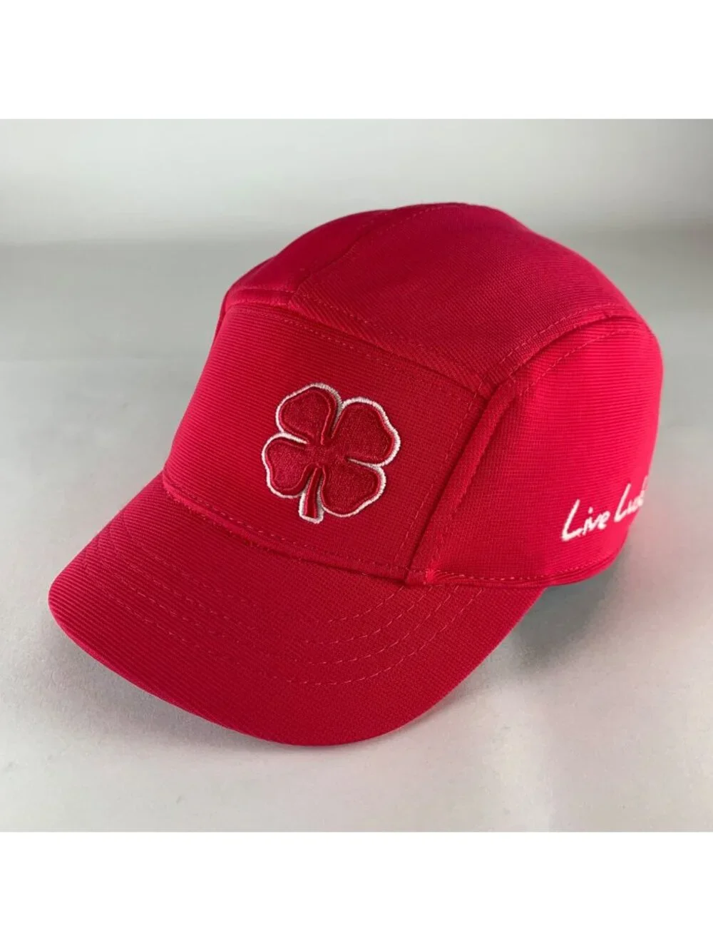 Black Clover Live Lucky Unisex Pink Short Bill 5-Panel Strapback Hat