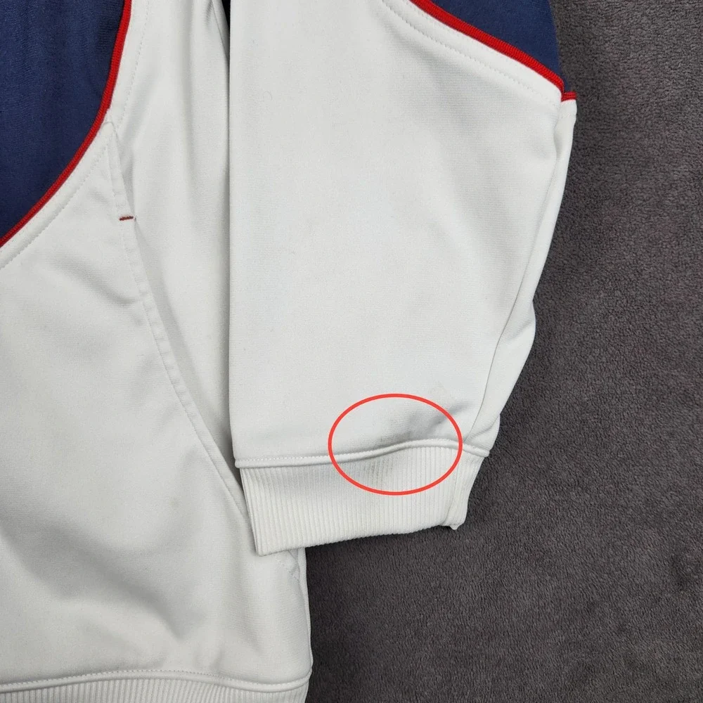 Vintage Nike Jordan Track Jacket Mens XL Blue White Red Full Zip 23 Jumpman