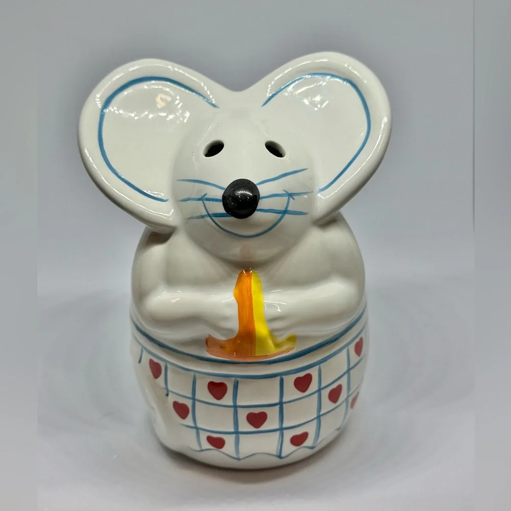 Ceramic Mouse Cheese‎ Shaker, Small