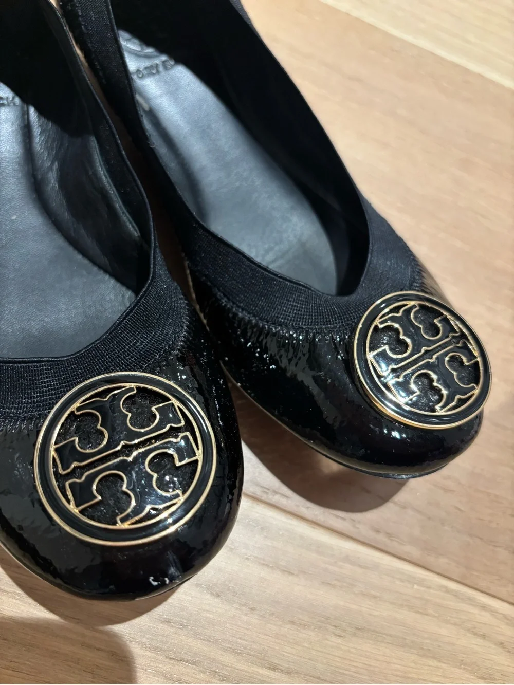Tory Burch shiny black