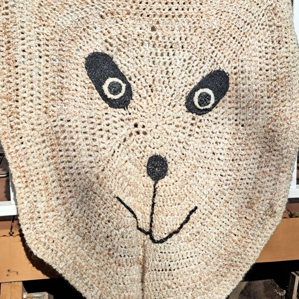Handmade crochet panda