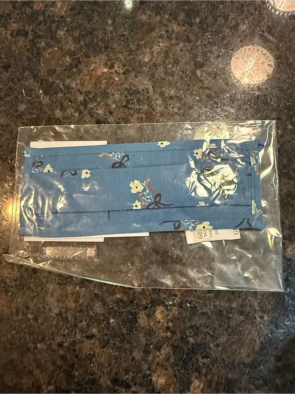 Coach branded blue