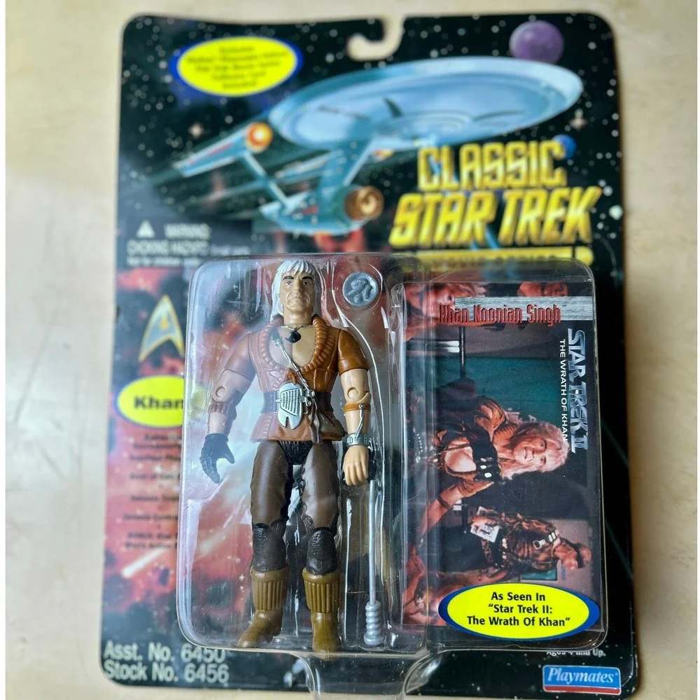 Playmates Star Trek Khan Action Figure 4.75