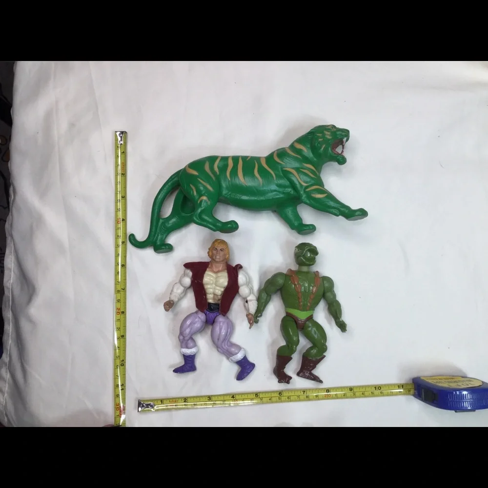 Vintage Masters of the Universe MOTU Kobra Kahn Prince Adam Battle Cat