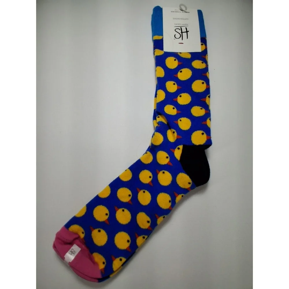Mens Happy Socks 10-15 Brand New W/Tags  Ducks
