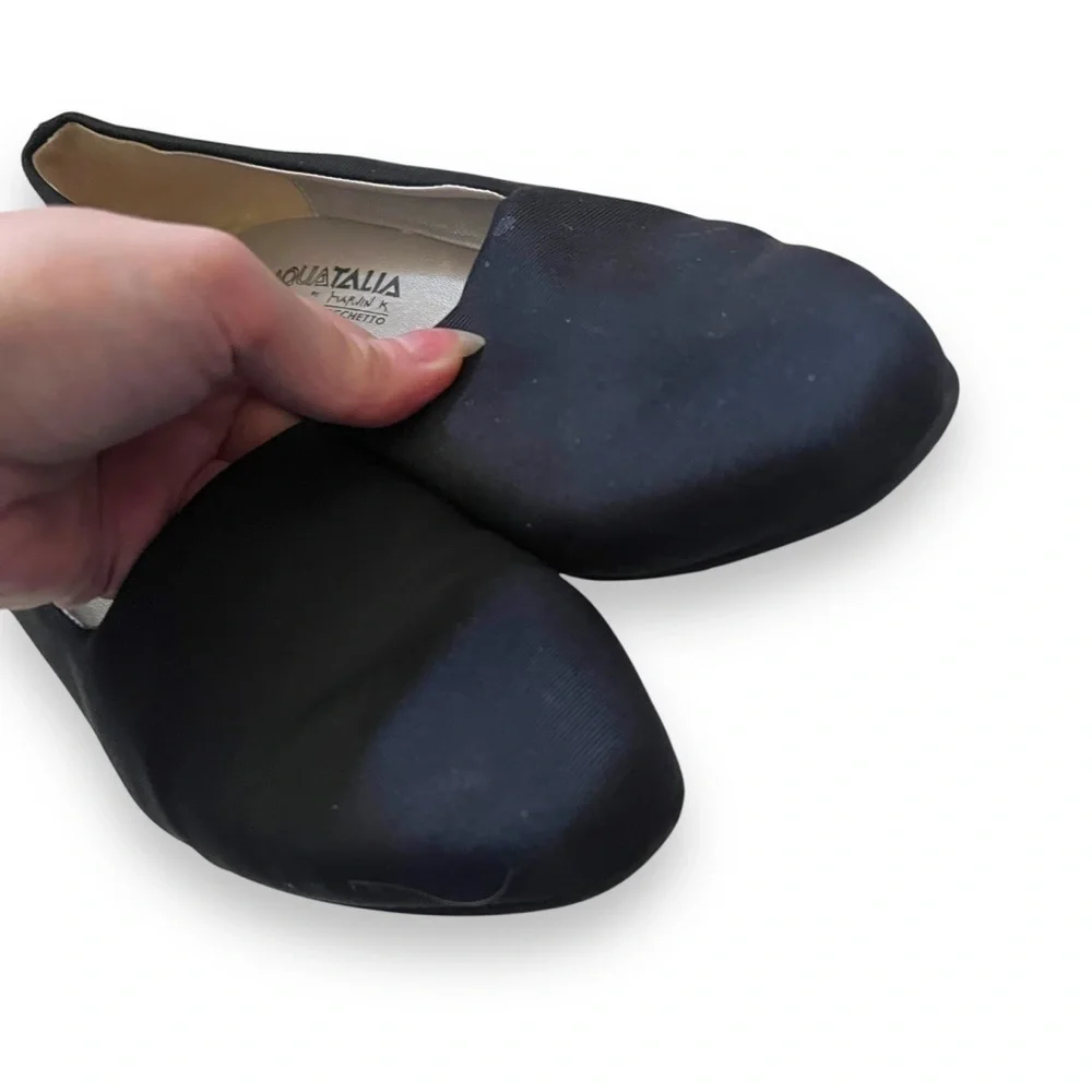 Aquatalia black wedge