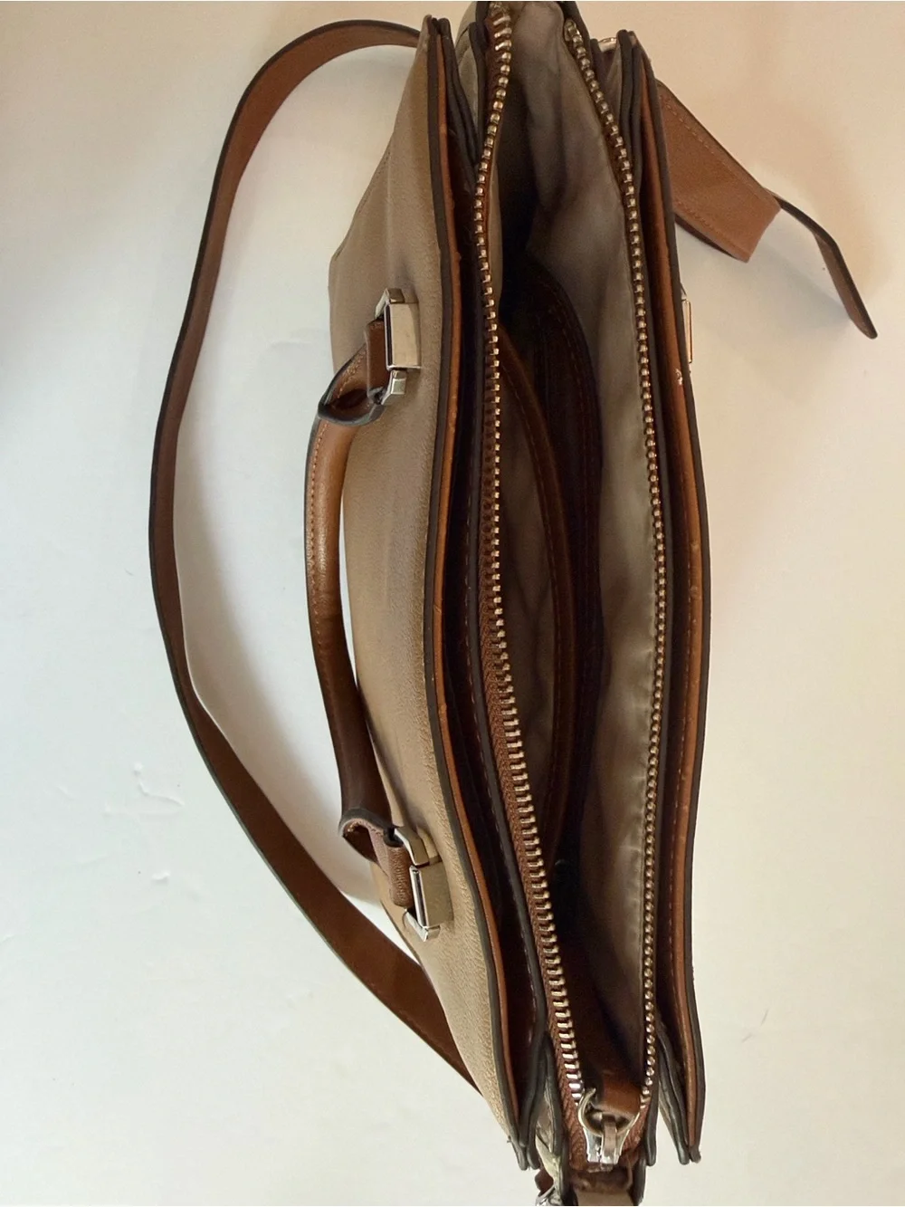 Nine West structured satchel