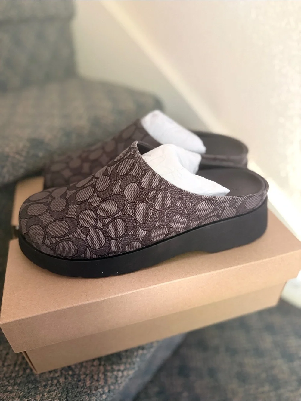Coach slip clogs