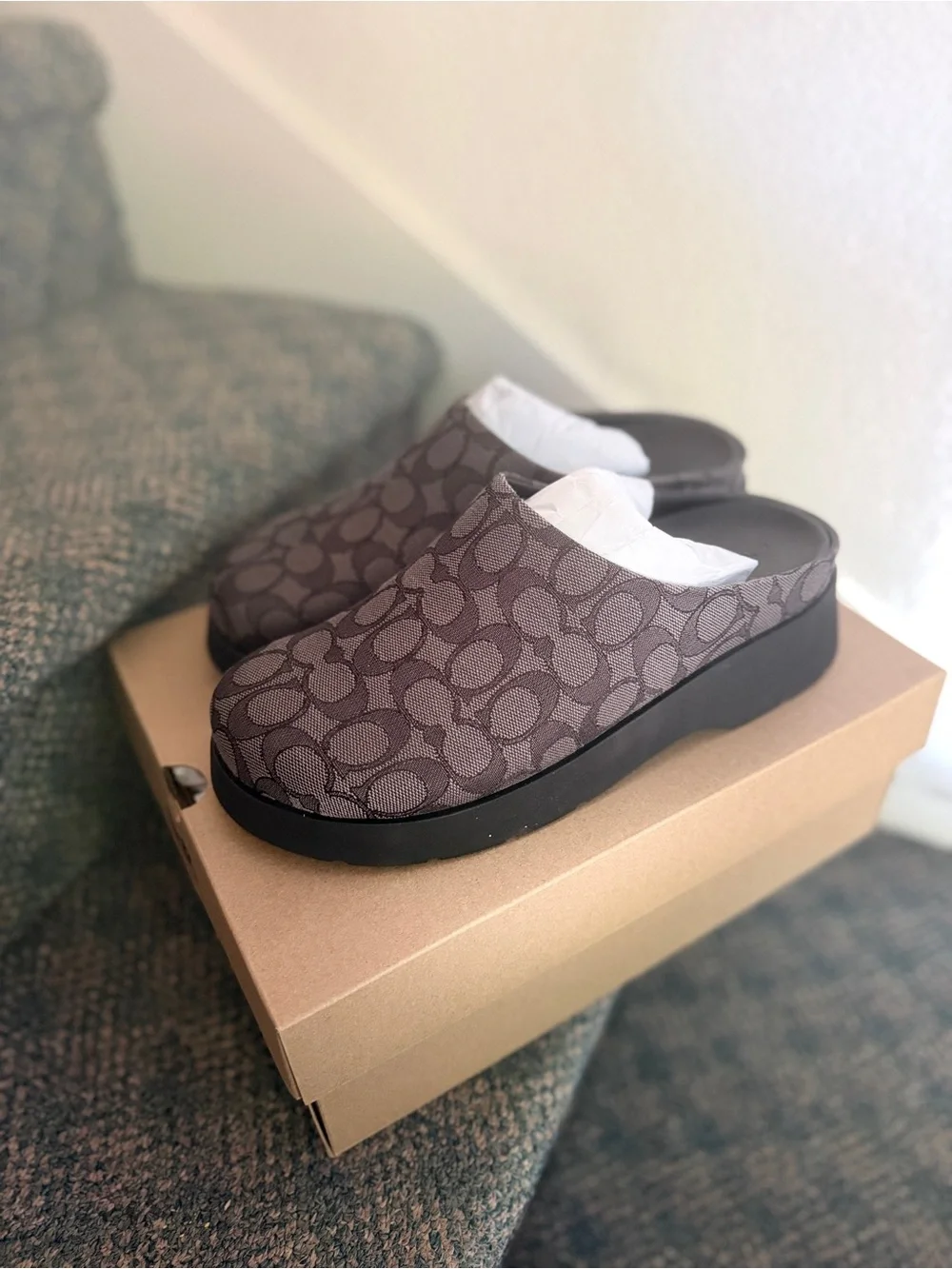 Coach slip clogs