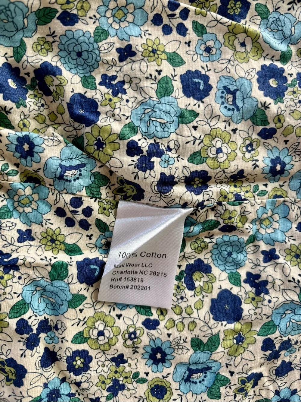 Boys Cotton Suit in Light Blue with Floral Lining