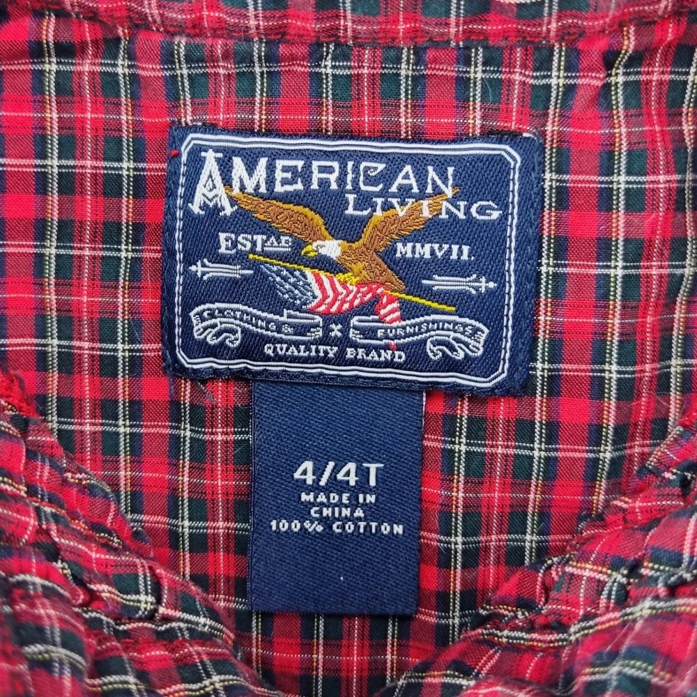 American Living classic plaid
