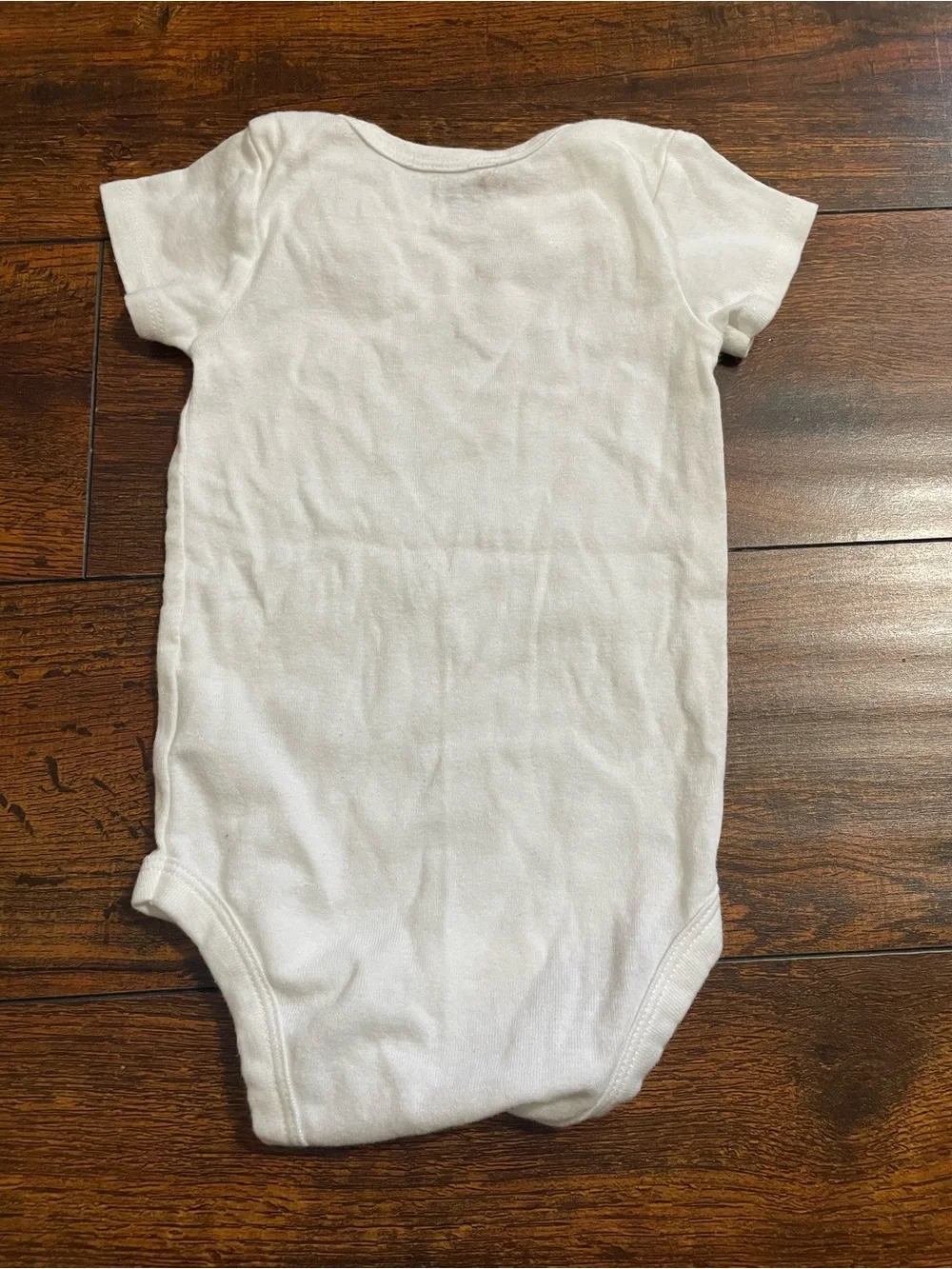 Gerber White Short-Sleeve Baby Bodysuit One-Piece