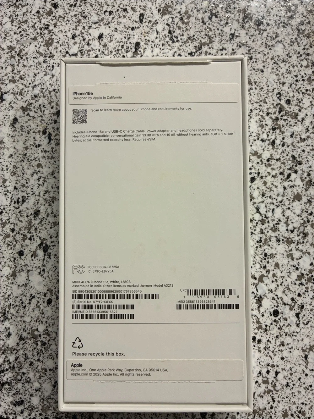 Apple phone 16e