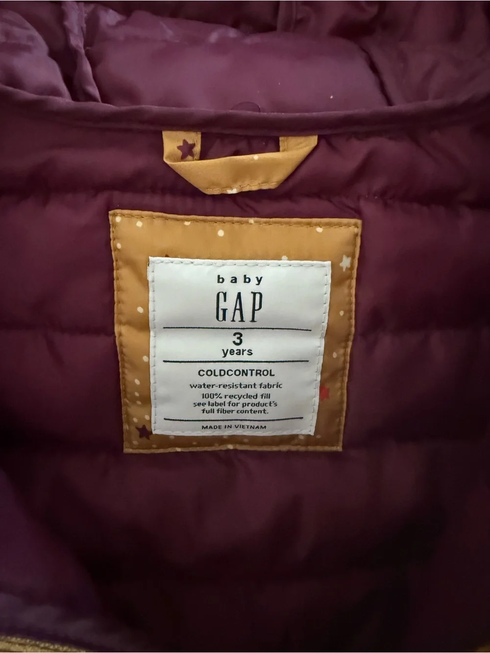 GAP warm puffer