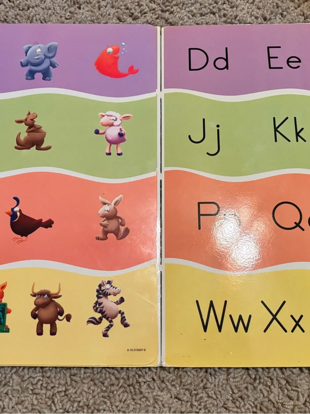 26 Harcourt Alphabet Charts - Colorful Educational Set