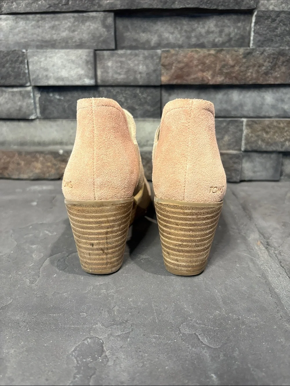 Toms wedge booties