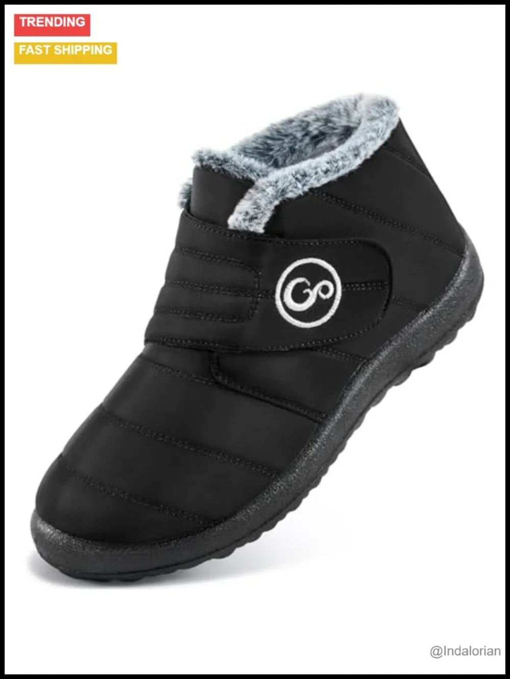 Womens Winter Snow Boots: Warm Fur Lined Non Slip Waterproof Outdoor Ankle
