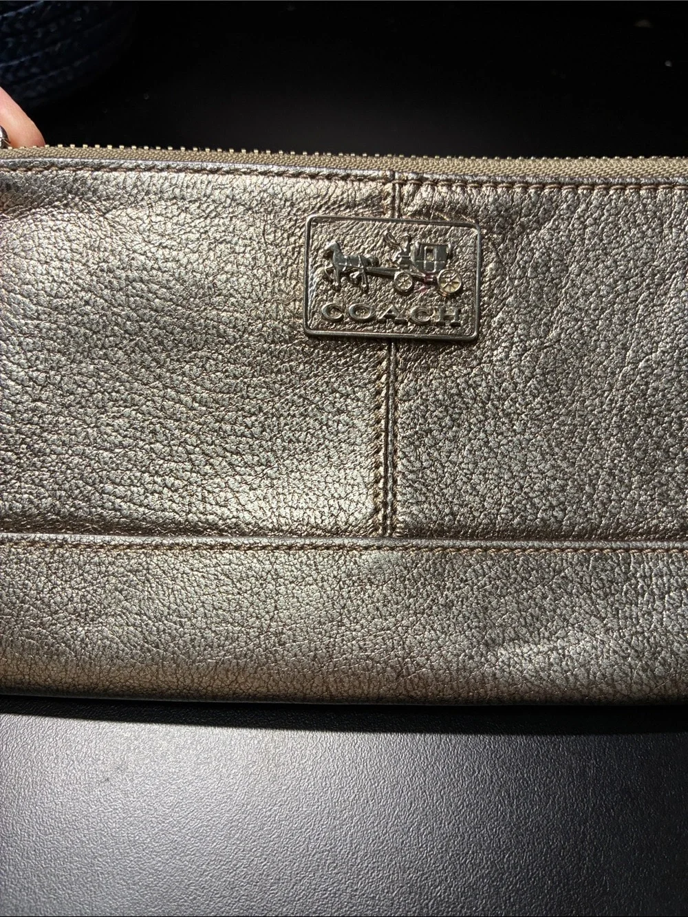 Coach compact wristlet