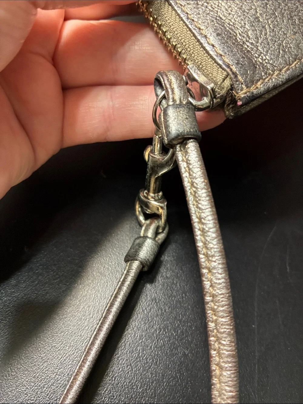 Coach compact wristlet