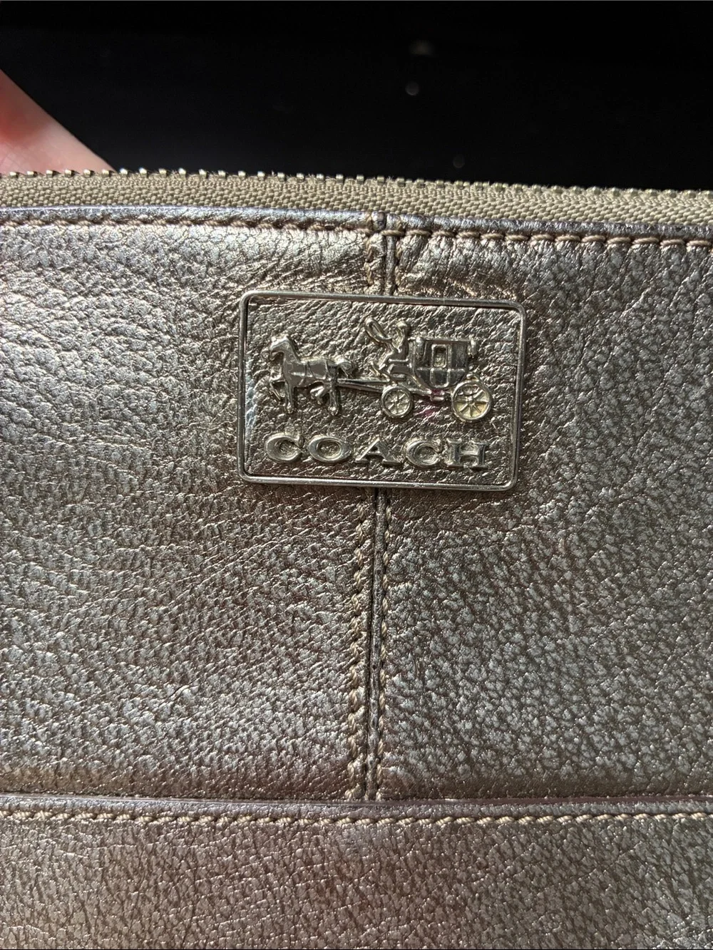Coach compact wristlet