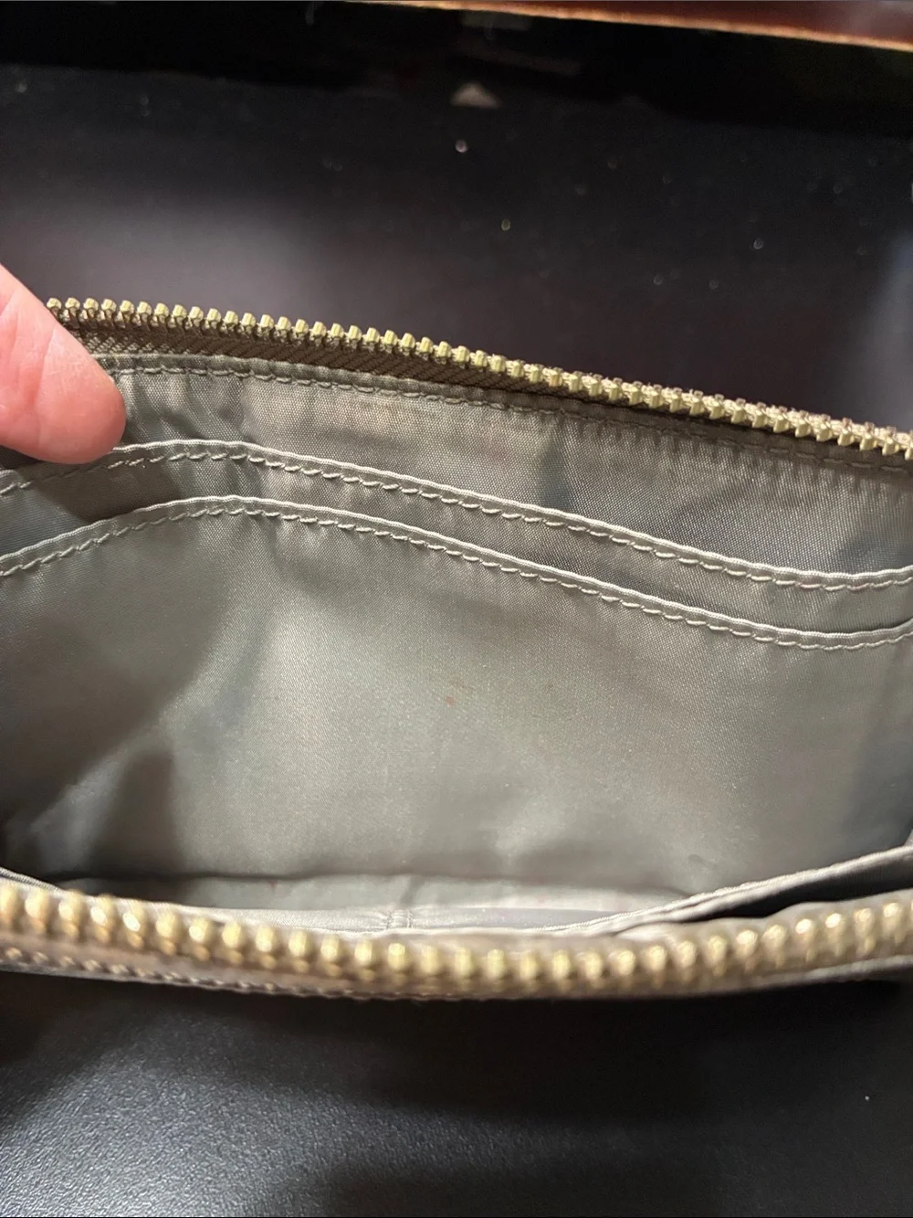 Coach compact wristlet