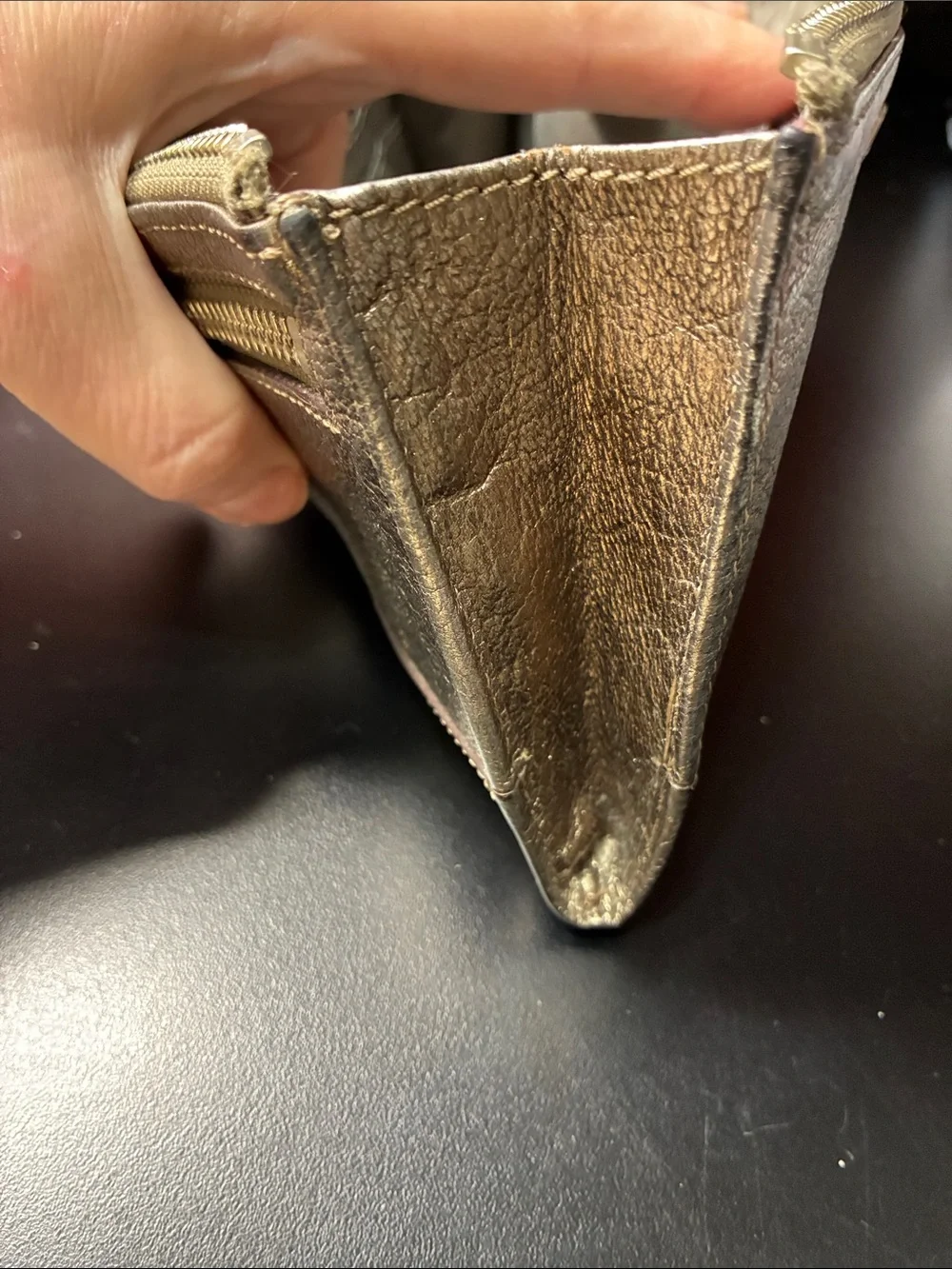 Coach compact wristlet