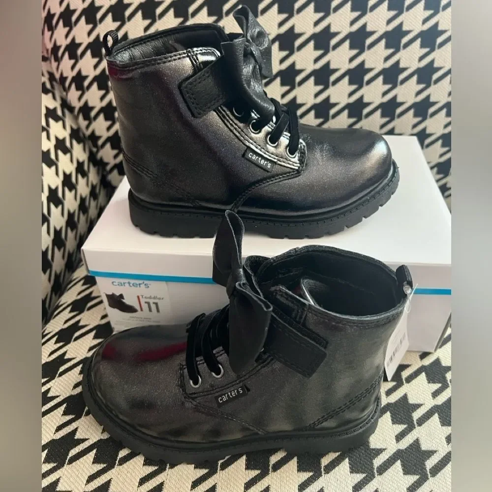 Carter's Yoyo Bow Accent‎ Boot-Size 11