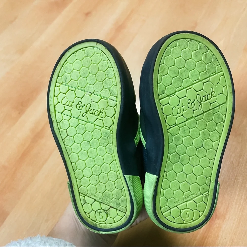 Cat & Jack Xander 3D Alligator Dinosaur Slip On Sneakers Toddler Size 5
