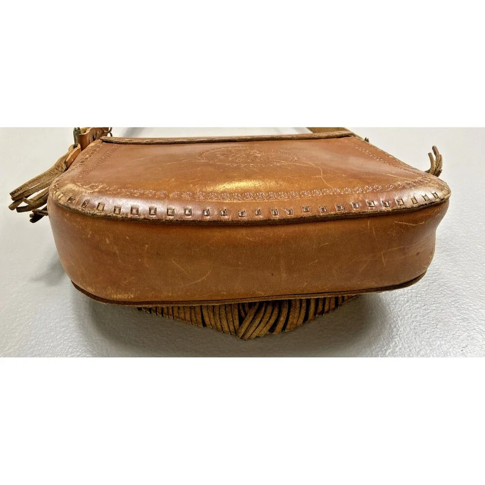 Vintage leather hand