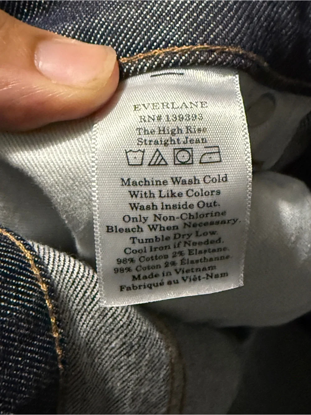 Everlane high rise