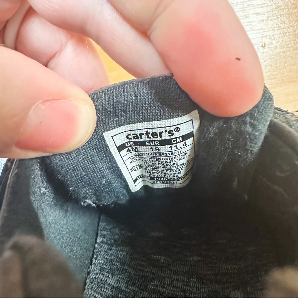 Carters msrp sneaker” while