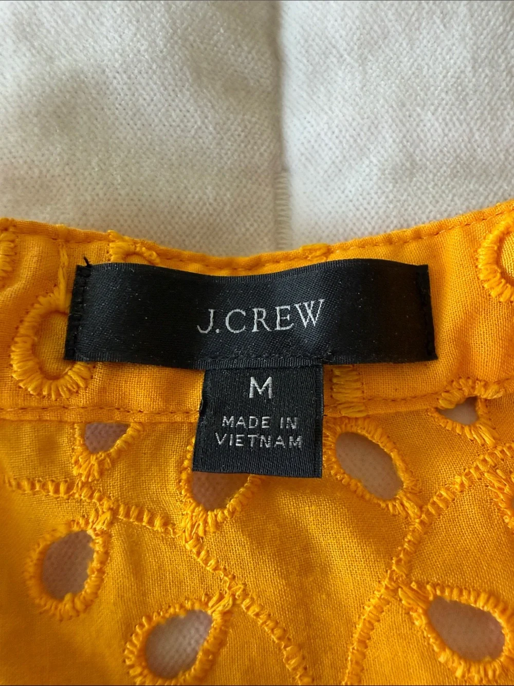 J. Crew bright yellow