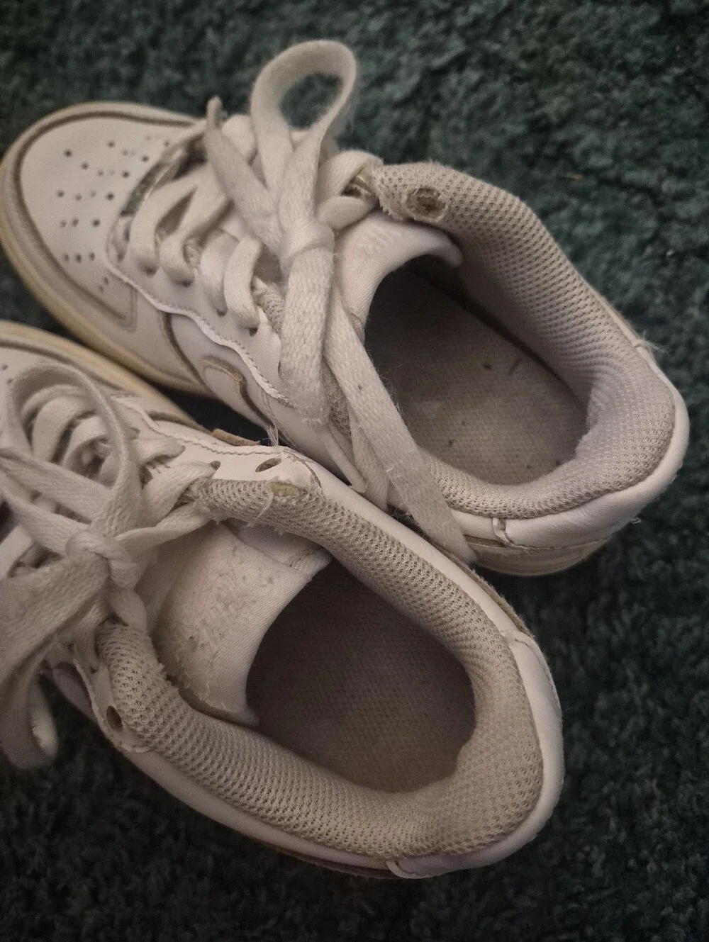 Nike Air Force 1 GS White Sneakers Youth 1
