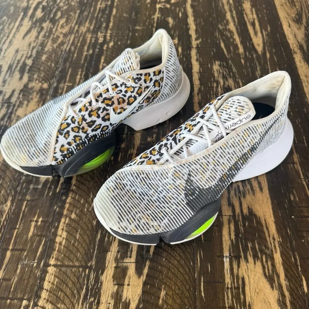 Nike - ZoomX SuperRep Leopard Print Trainers – Women’s 10.5 / Mens 9.5/ Mens 9.5