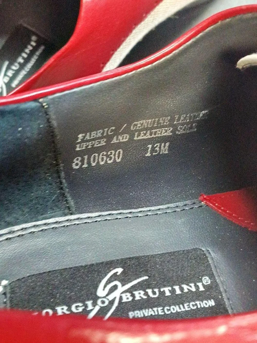 Giorgio Brutini tone leather