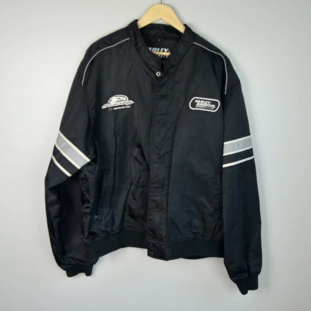 Harley Davidson Performance Scream' Eagle Racing Black Jacket 2XL