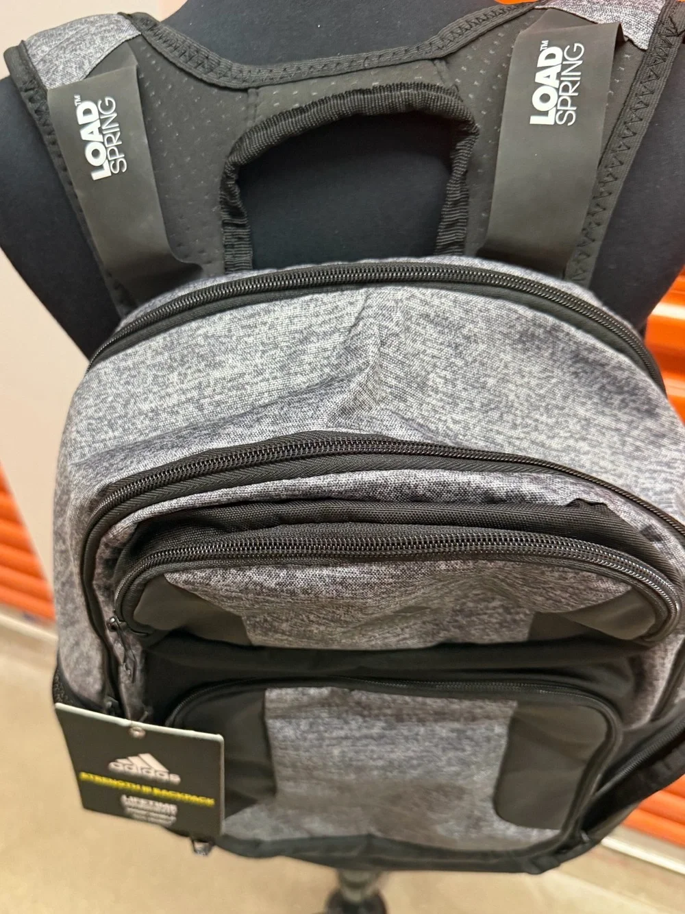adidas backpack grey