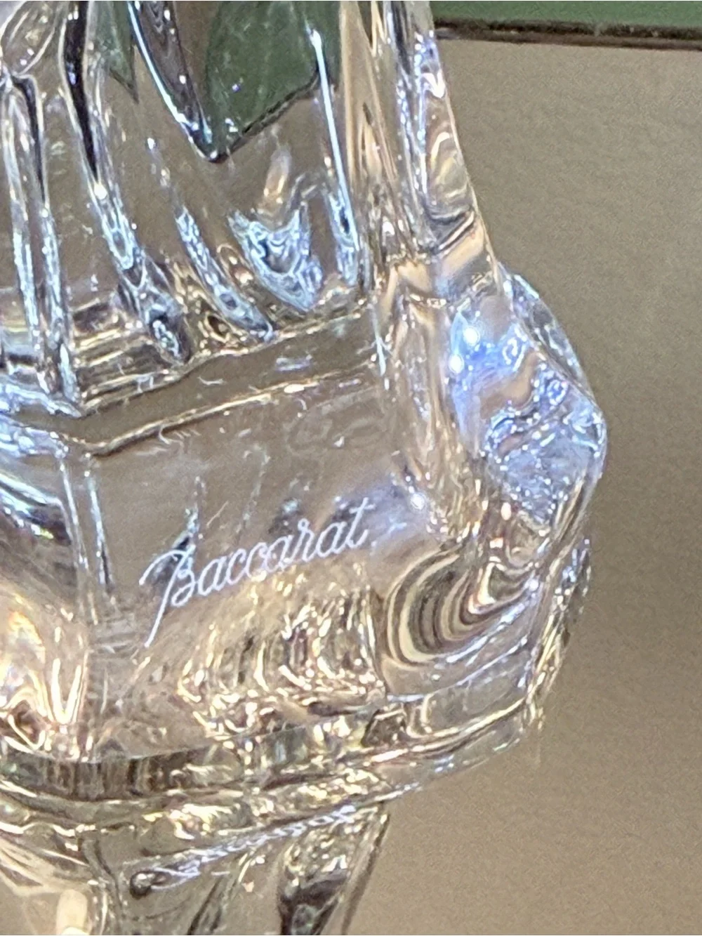 Baccarat elegant crystal